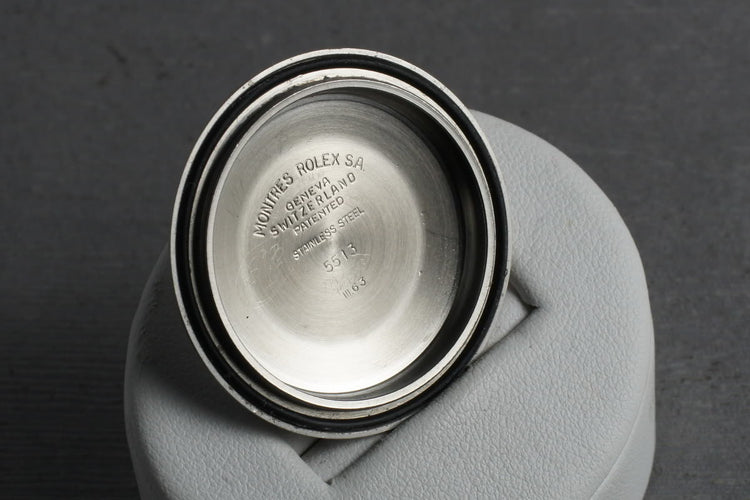 1963 Rolex Submariner 5512 PCG with Glossy Chapter Ring Dial