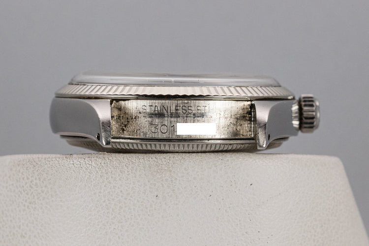 1972 Rolex Oyster Perpetual 1005 Silver No Lume Dial