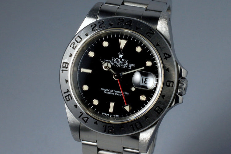 1995 Rolex Explorer II 16570 Black Dial