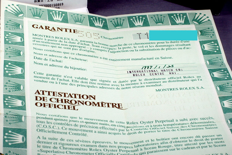 1995 Rolex Platinum Day-Date 18206 Diamond Dial with Box and Papers