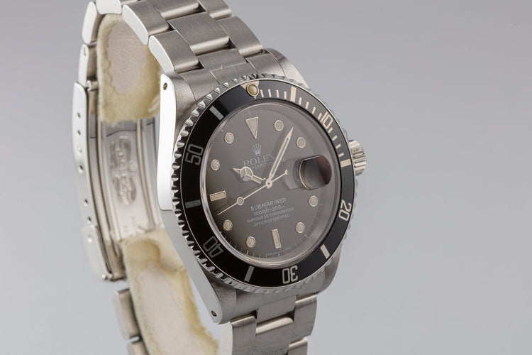 1990 Rolex Submariner 16610