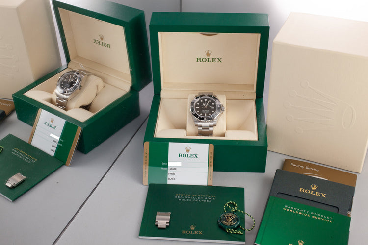 2017 Rolex Sea-Dweller 116600 with Box and Papers.