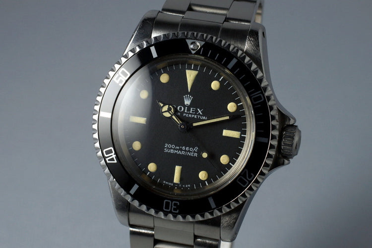 1966 Rolex Submariner 5513 Meters First Dial