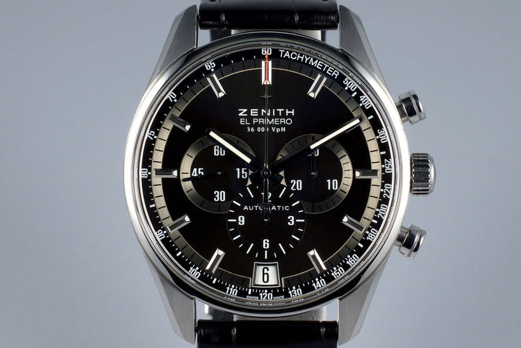 2015 Zenith El Primero 36,000 VPH 03.2040.400 with Box and Papers