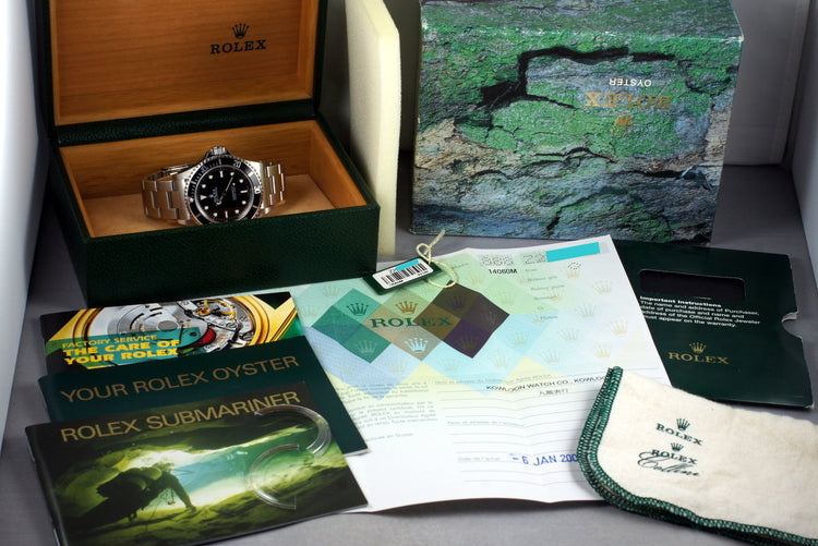 2006 Rolex Submariner 14060M with Box and Papers