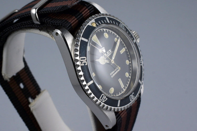 1961 Rolex Submariner 5512 PCG 2 Line “Tulip Crown” Gilt Chapter Ring Dial