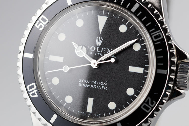 1967 Rolex Submariner 5513 with Meters First Dial