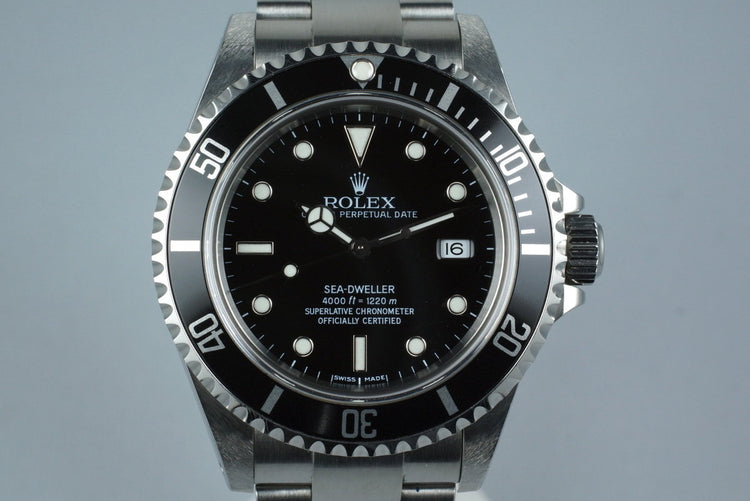 2000 Rolex Sea Dweller 16600