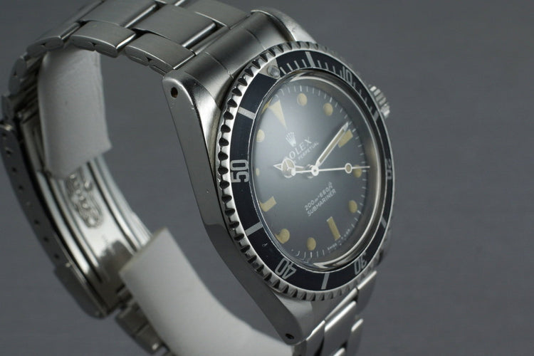 1967 Rolex Submariner 5513 Meters First Dial