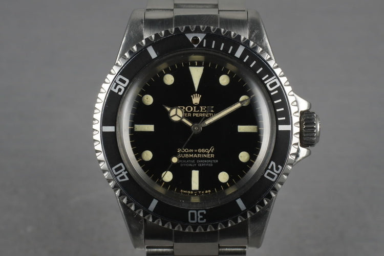 1966 Rolex Submariner 5512 with Glossy Bart Simpson Gilt Dial