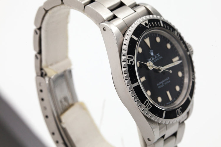 1984 Rolex Submariner 5513 Spider Dial