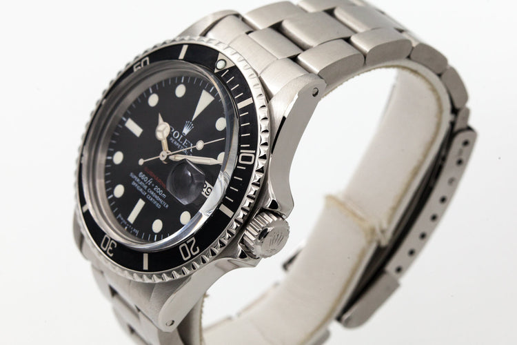1971 Rolex Red Submariner Mark V Dial