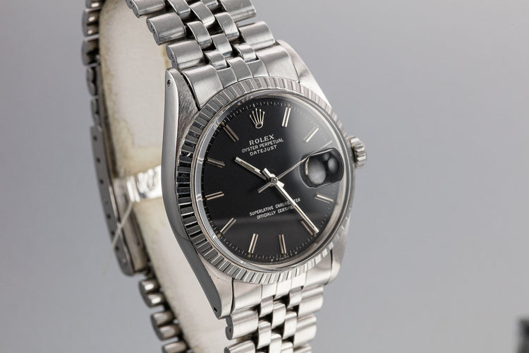 1974 Rolex DateJust 1603 with Black Sigma Dial