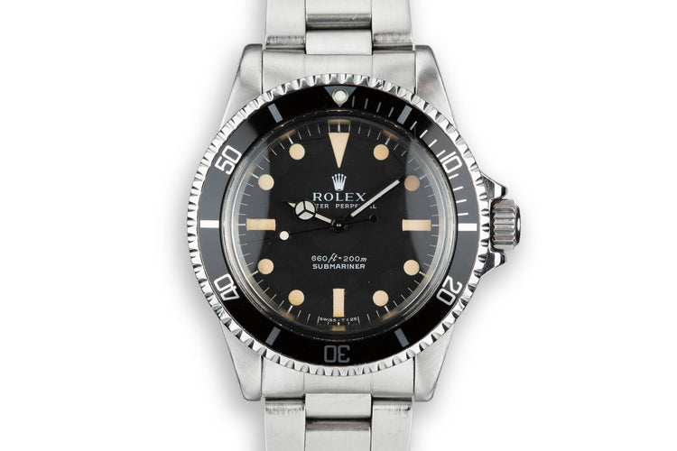 1978 Rolex Submariner 5513 Serif Dial
