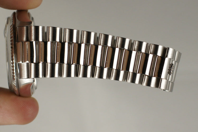 1968 Rolex WG Day-Date 1803 Matte Silver Dial