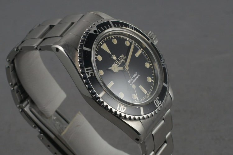 1962 Rolex Submariner 5512 PCG with Gilt Glossy Chapter Ring Dial