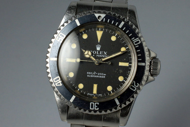 1972 Rolex Submariner 5513 with Serif Dial