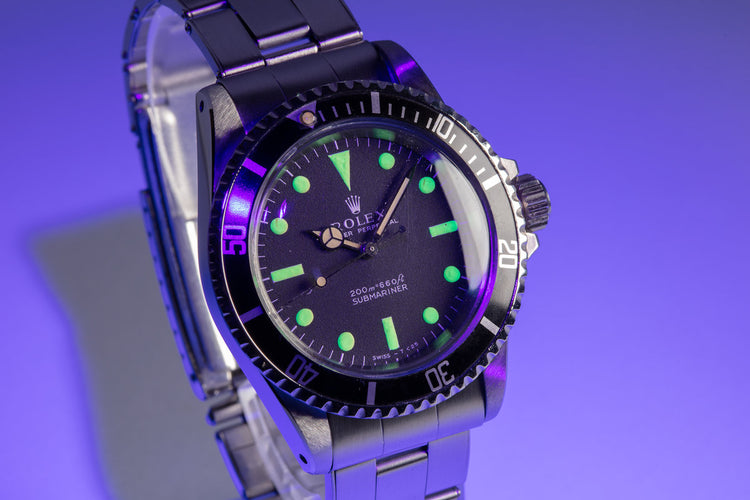 1966 Vintage Rolex Submariner 5513 Meters First Dial