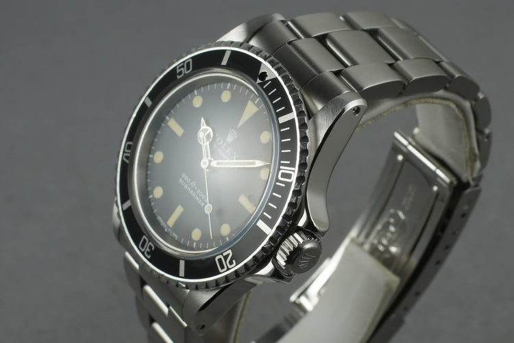 1970 Rolex Submariner 5513 with creamy lume