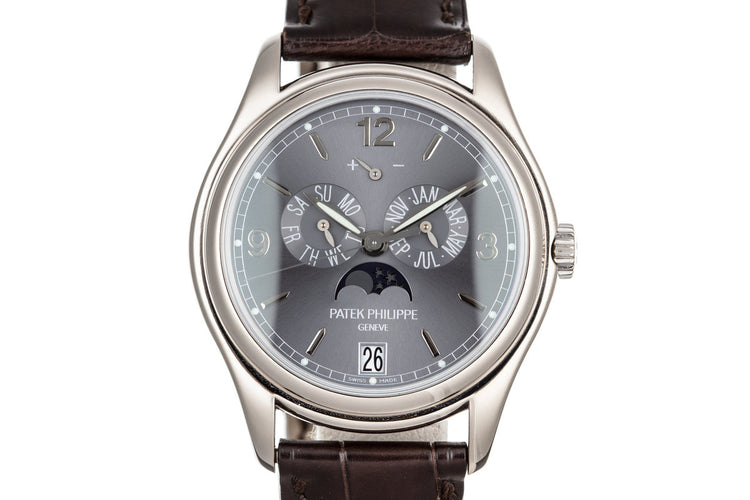 Patek Philippe 18k White Gold Annual Calendar 5146G-010 with Box