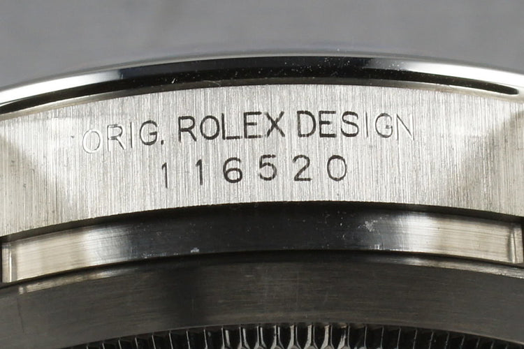 Rolex SS Daytona 116520 with Arabic Sports Dial