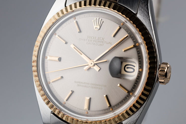 1972 Rolex Two-Tone DateJust 1601 Grey Sigma Dial