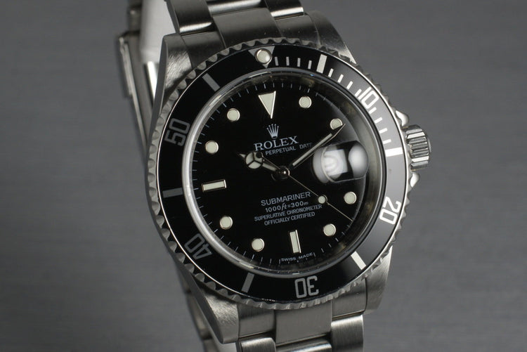 2007 Rolex Submariner 16610