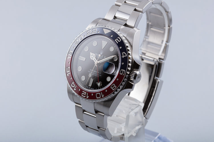 2021 40mm Rolex GMT-Master II 126710BLRO with Box & Card