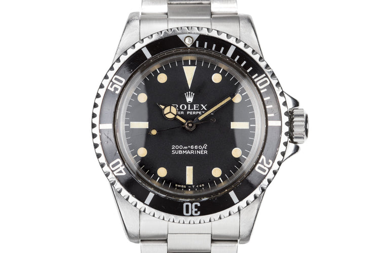1967 Rolex Submariner 5513 with Meters First Dial