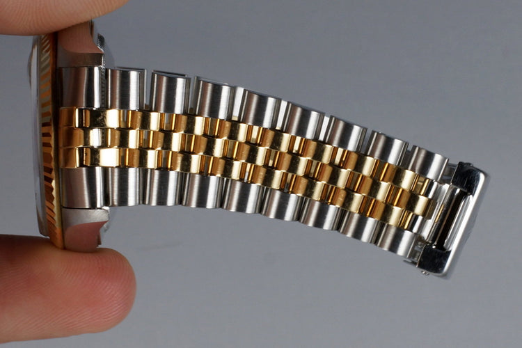 1994 Rolex Two Tone DateJust 16233 Glossy Black Dial
