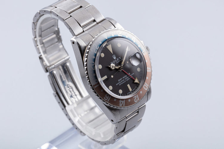 1971 Unpolished Vintage Rolex GMT-Master 1675 MK II Dial