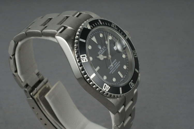 2003 Rolex Submariner 16610 with Box and Papers