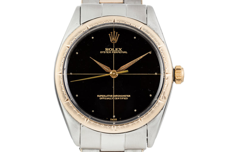 1965 Rolex Oyster Perpetual Two Tone 1008 Zephyr Dial