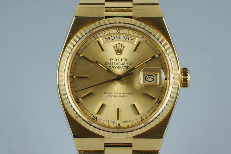 1978 YG OysterQuartz Day-Date 19018 with Box and Papers