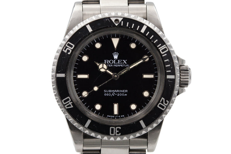 1984 Rolex Submariner 5513 Spider Dial