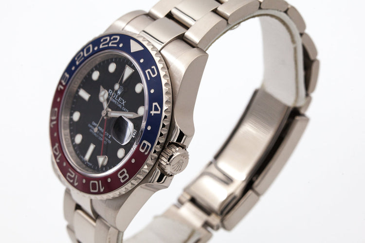 2015 Rolex WG GMT-Master II 116719 with Box and Papers