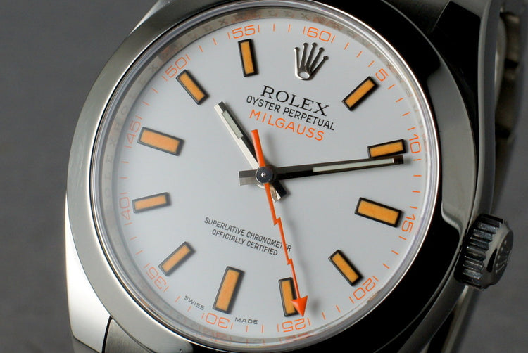 2007 Rolex Milgauss 116400 with Box and Papers