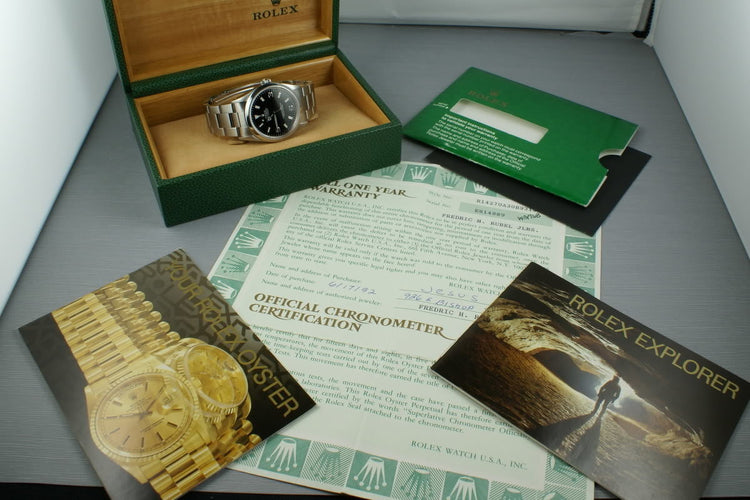 Rolex Explorer 1 14270 “Blackout”