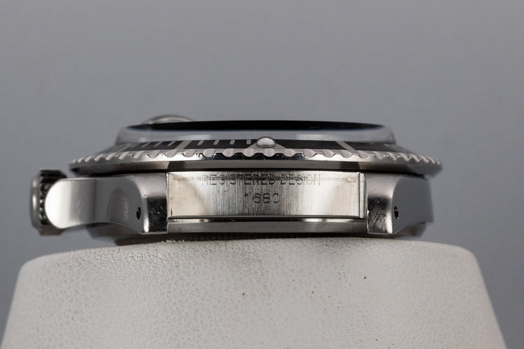 1970 Rolex Red Submariner 1680 MK IV Dial with Faded Fat Font Bezel Insert