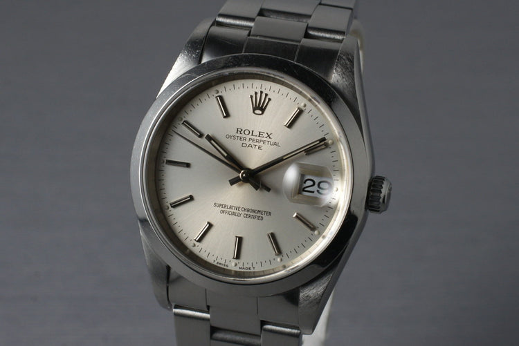 1997 Rolex Date 15200 with Box & Papers