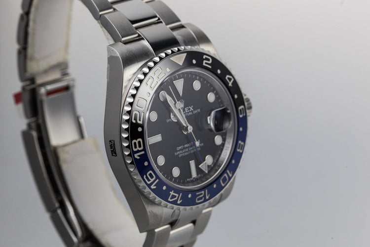 Mint 2017 Rolex GMT-Master 116710 BLNR "Batman" with Box and Papers