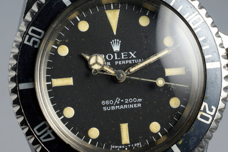 1972 Rolex Submariner 5513 with Serif Dial