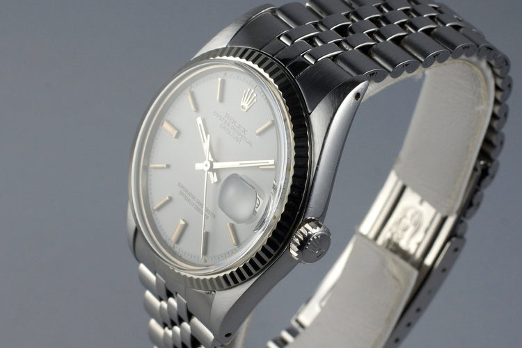 1972 Rolex Datejust 1601 White Sigma Dial