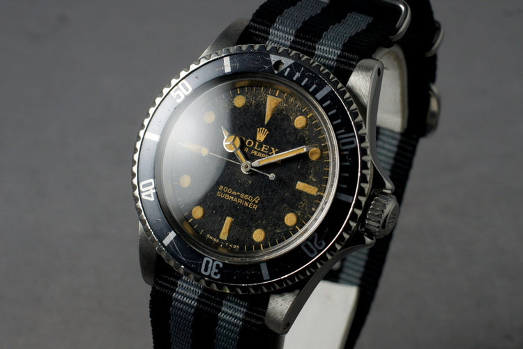 1967 Rolex Submariner 5513 Gilt Meters First Dial