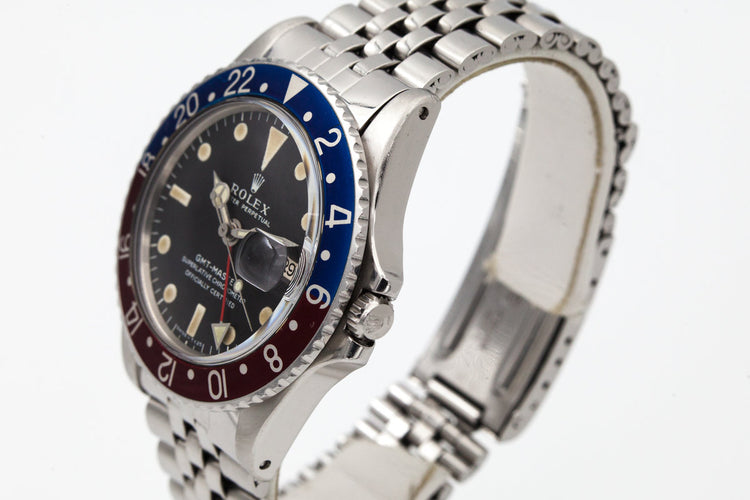 1968 Rolex GMT 1675 with Box and Papers