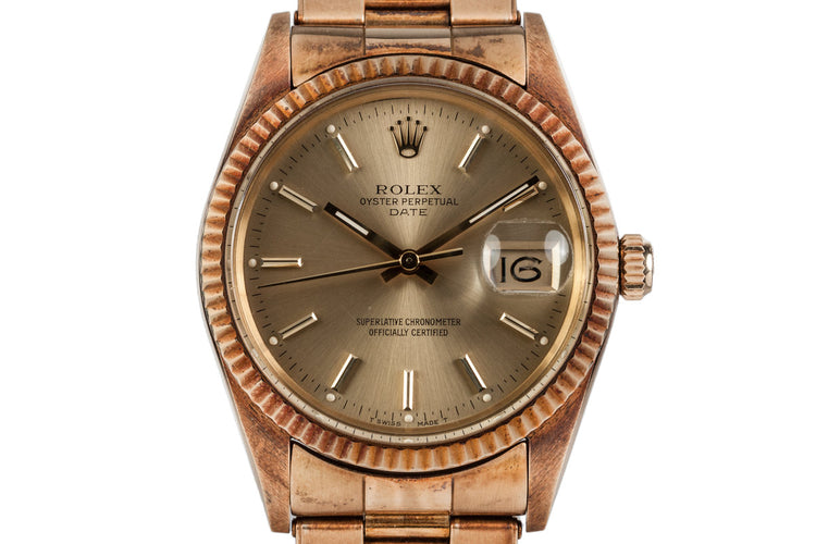 1986 Rolex 14K YG Oyster Date