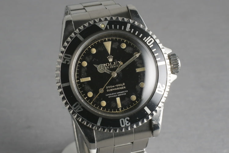 Rolex Submariner 5512 PCG with 4 line chapter ring exclamation dial