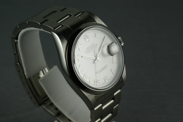 Rolex Stainless Steel Datejust 16200