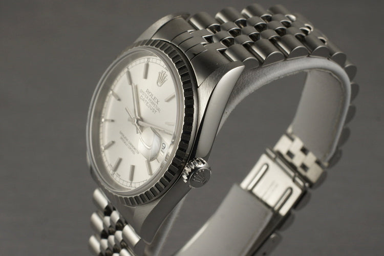 2003 Rolex DateJust 16220 with Box and Papers