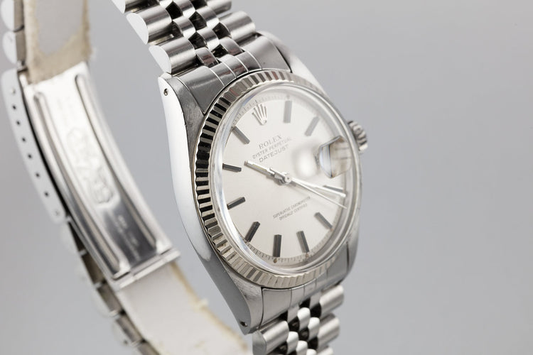 1975 Rolex DateJust 1601 Silver Dial